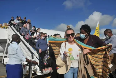 Hundreds of tourists are arriving at the Kenyan coast